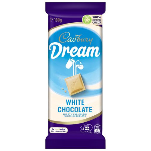 CADBURY DREAM WHITE CHOCOLATE 180GM