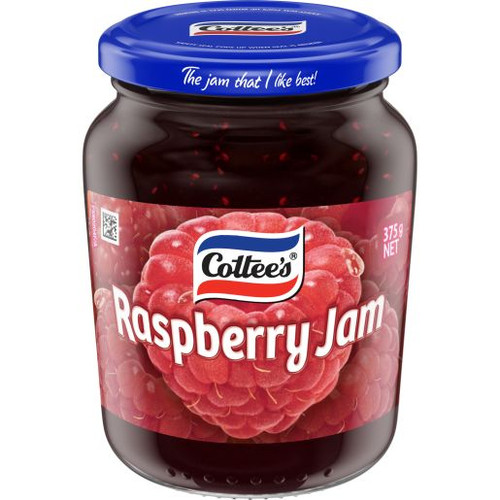 COTTEES RASPBERRY JAM 375GM
