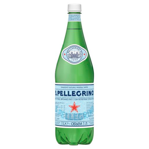 SAN PELLEGRINO SPARKLING MINERAL WATER PET 1L