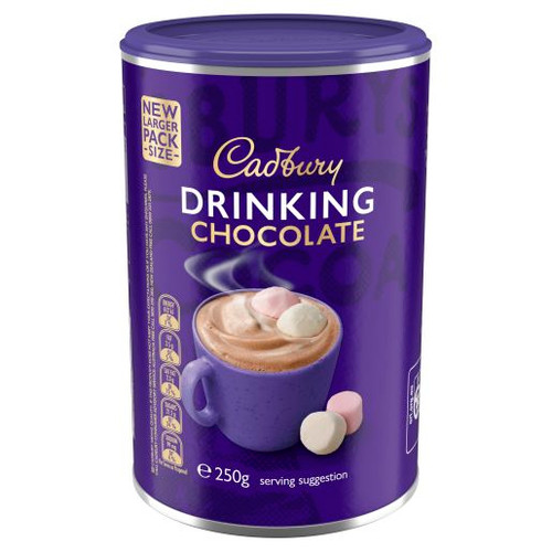 CADBURY DRINKING CHOCOLATE 250GM