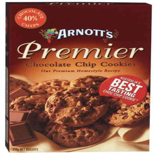 ARNOTTS BISCUITS PREMIUM CHOCOLATE CHIP COOKIES 310GM