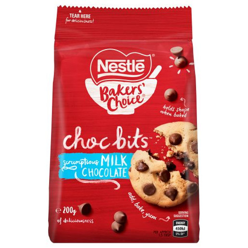 NESTLE MILK BAKING CHOCOLATE BITS 200GM