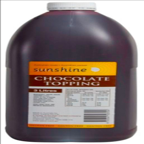 SUNSHINE CHOCOLATE TOPPING 3L