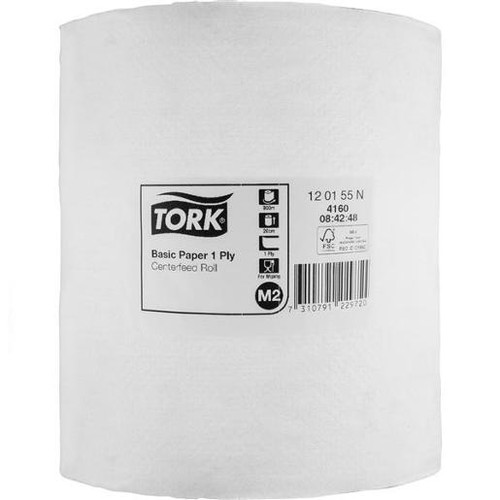 TORK CENTERFEED BASIC PAPER 1PLY 300M