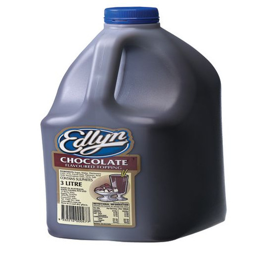 EDLYN CHOCOLATE TOPPING 3L