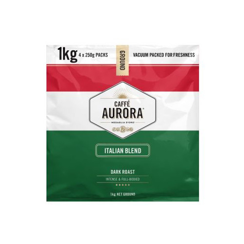 AURORA ITALIAN BLEND GROUND COFFEE 1KG