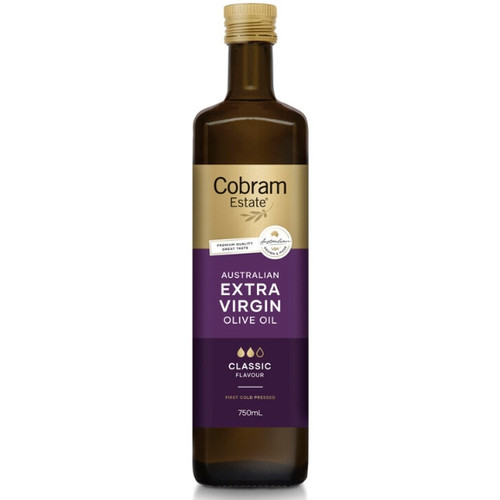 COBRAM ESTATE CLASSIC AUSTRALIAN EXTRA VIRGIN OLIVE OIL 750ML