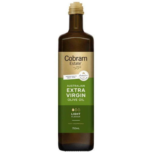 COBRAM ESTATE LIGHT AUSTRALIAN EXTRA VIRGIN OLIVE OIL 750ML