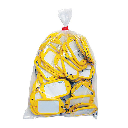 KEVRON ID10 KEYTAGS JUMBO YELLOW BAG 50
