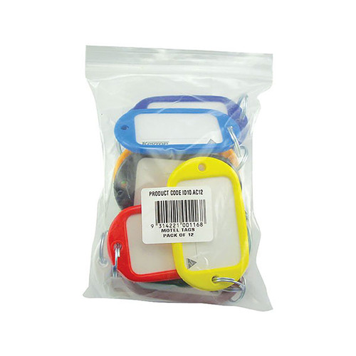 KEVRON ID10 KEYTAGS JUMBO ASSORT BAG 12