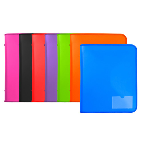 MARBIG ZIPPER BINDER W/ TECH CASE 25MM 2D RED