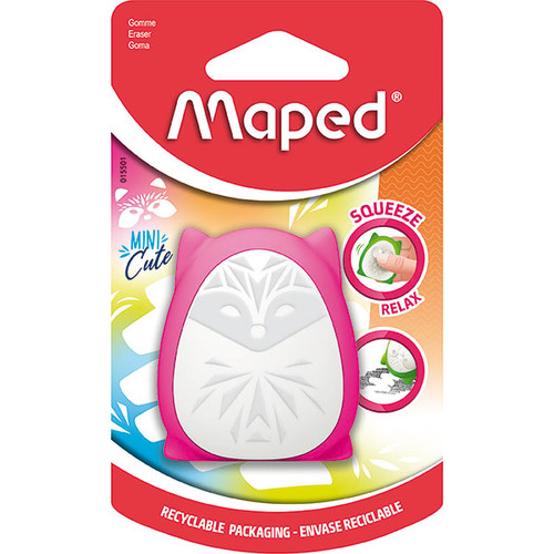 MAPED MINI-CUTE SQUEEZE ERASER MINI-CUTE ASSORTED