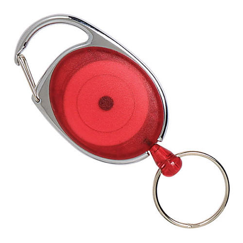 REXEL ID SNAP LOCK RETRACTABLE KEYHOLDER RED (HANGSELL)