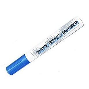 DELI U00130 WHITEBOARD MARKERS Bullet Tip Blue (Each)