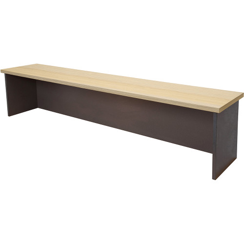 Rapidline Rapid Worker Desk Hob 1800W x 350D x 400mmH Oak And Ironstone