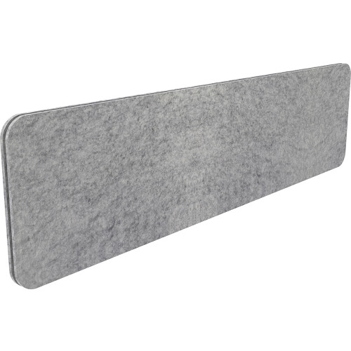 Rapidline Desk Mounted Eco Panel Screen 1490W x 27D x 400mmH Marble Grey