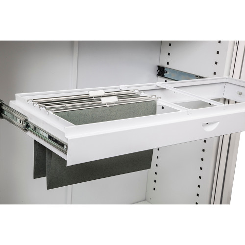Rapidline Go Steel Tambour Accessory Roll Out File Frame 1020W x 360D x 95mmH White