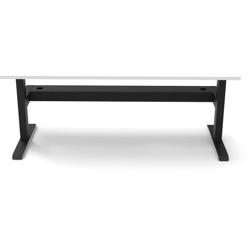 Rapidline Boost Static Single Sided Workstation + Tray 1500W x 750D x 730mmH White/Black
