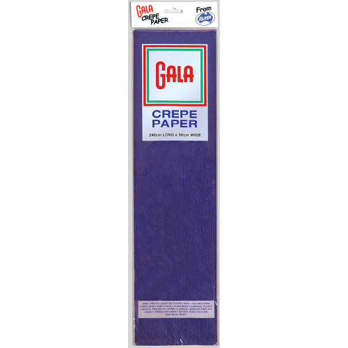 Alpen Gala Crepe Paper 240 x 50cm National Blue Pack Of 12