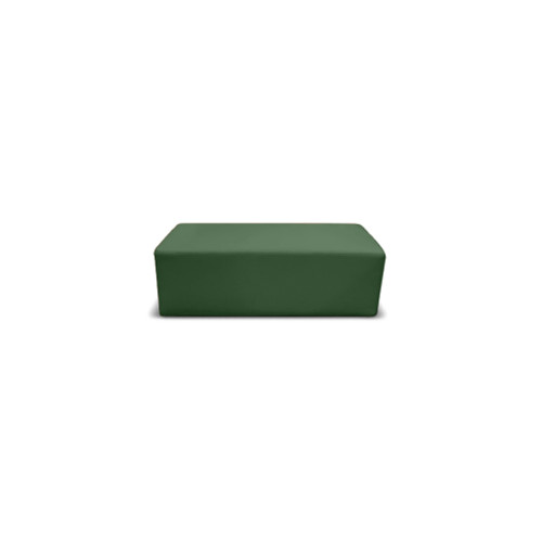 K2 Marbella Burke Junior Rectangle Ottoman 800mmW Green PU Leather