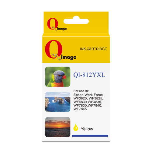 Q-Image Compatible Epson 812XL Ink Cartridge High Yield Yellow