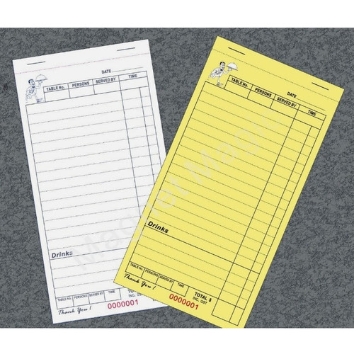 Wholesale 100 Large Restaurant Docket Books Carbonless Duplicate All Areas