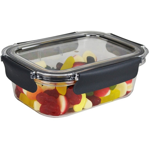 ITALPLAST FOOD CONTAINER 950ML SNAP LOCK CLEAR