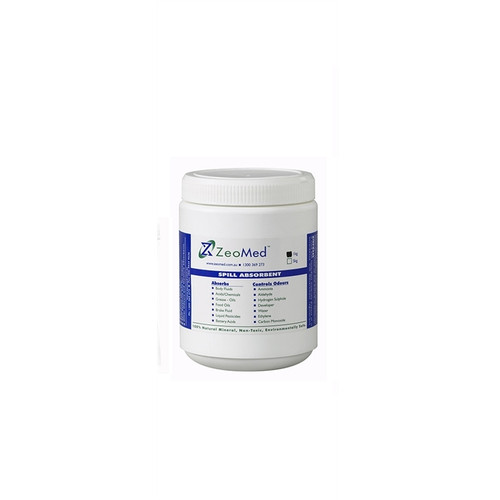 ZeoMed Spill Absorbent Powder - 1kg Shaker Tub