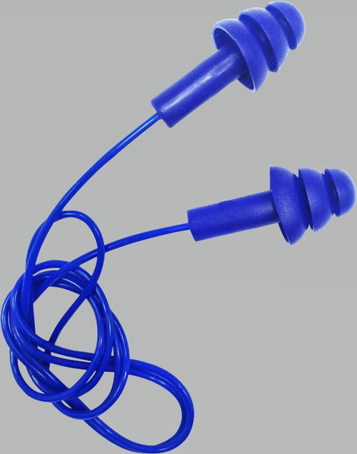 Maxiplug Reusable & Detectable Corded Earplug 24dB - Class 4 - Box of 100 Pairs