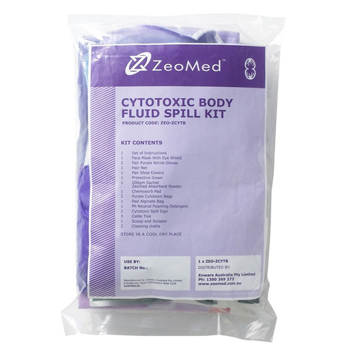 ZeoMed Cytotoxic Body Fluid Spill Kit - Bag