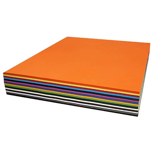 RAINBOW COVER PAPER 125GSM A2 ASSORTED PACK 500