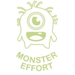 Kadink Merit Stamp Green Monster Effort