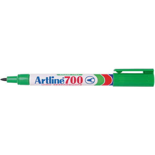 ARTLINE 700 PERMANENT MARKERS Fine Bullet, Green, Each