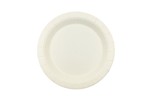 230mm FSC Round White Paper Plate, Pack of 100