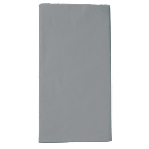 Paper Table Cover Silver 1370 x 2740mm, Each