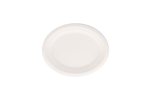 320mm x 260mm Earth Oval Sugar Cane Plate, Pack of 25