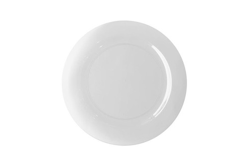 230mm Reusable Dinner Plate White, Pack of 12