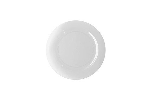 180mm Reusable Snack Plate White, Pack of 12