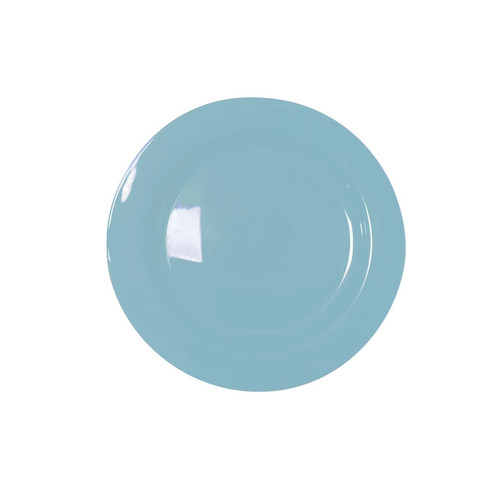 180mm Reusable Snack Plate Turquoise, Pack of 10
