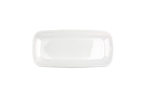 555mm x 225mm White Large Oblong Tray, Pack of 2