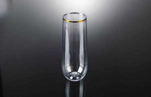 250ml Stemless Champagne Glass Gold, Pack of 4