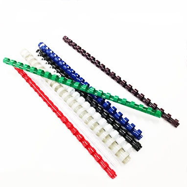 6mm Plastic Binding Combs 20 Loop, Green, Pack of 100