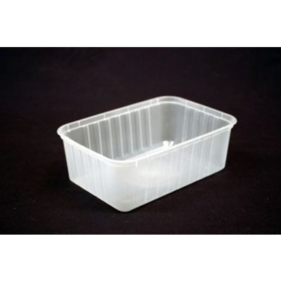 Rectangle Container 1000ml Natural Sleeve of 50 (Lids Sold Separately)