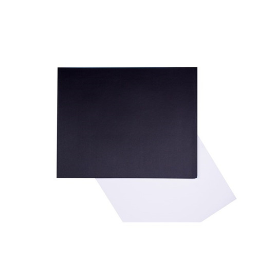 Quill Pasteboard 600gsm 510mm x 635mm - White & Black, Pack of 50 (90534)