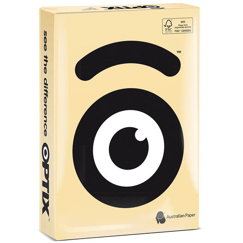 Optix Paper 80gsm A4 - Kula Cream, Ream of 500
