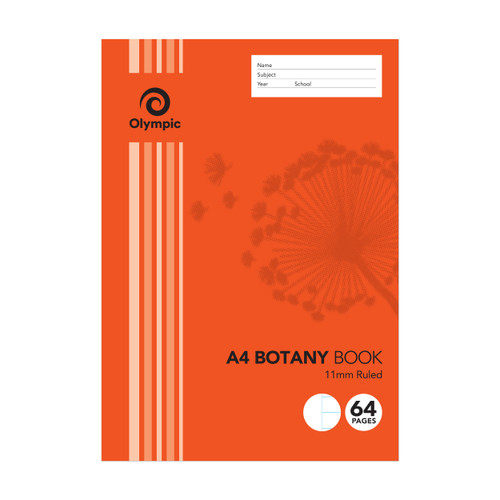 Olympic Botany Book T116 A4 64 Page 11mm (197708)