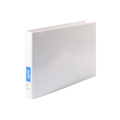 Bantex Insert Ring Binder Landscape A3 3D Ring 25mm - White (2791-07)