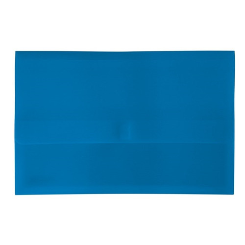 Bantex Polydoc Document Wallet PP Foolscap - Bright Blue (34257)