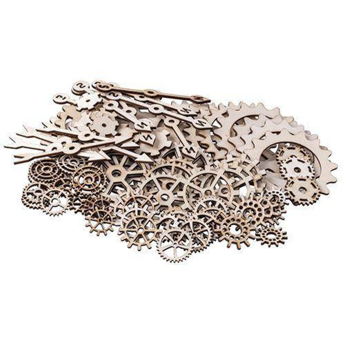 Wooden Gears and Cogs Assorted Pack of 100