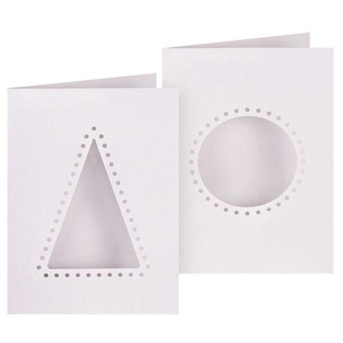 Christmas Cut-out Threading Card Pack of 10